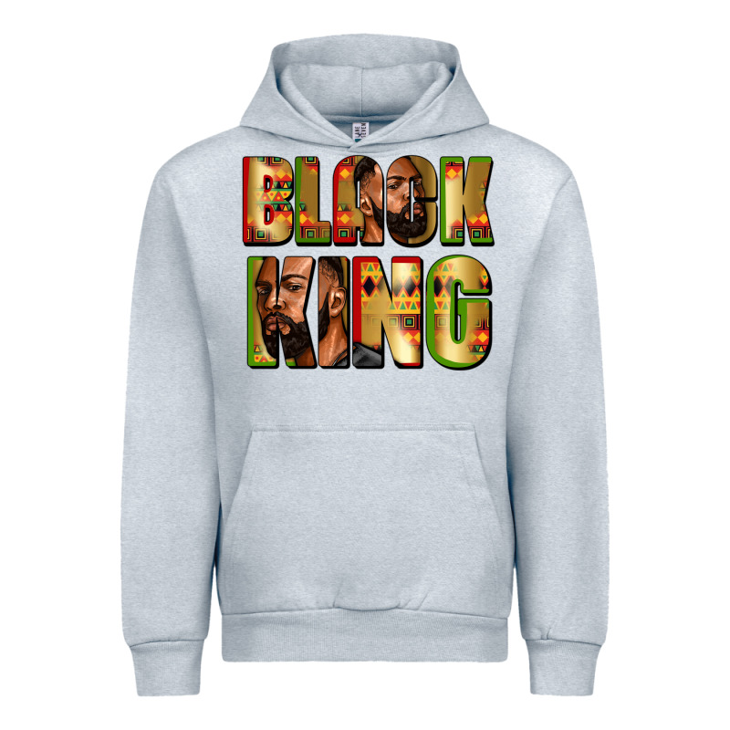Black King Juneteenth Urban Hoodie by Zillion Design Studio | Teevron
