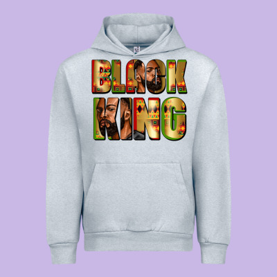 Black King Juneteenth Urban Hoodie Designed By Zillion Design Studio
