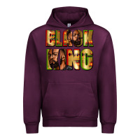 Mauve Wine Black king juneteenth Urban Hoodie - Zillion Design Studio