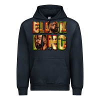 Navy Black king juneteenth Urban Hoodie - Zillion Design Studio