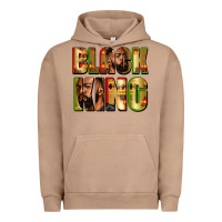 Pigment Burro Black king juneteenth Urban Hoodie - Zillion Design Studio