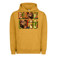 Pigment Peanut Butter Black king juneteenth Urban Hoodie - Zillion Design Studio