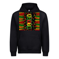 Black Black license letters  juneteenth Urban Hoodie - Zillion Design Studio