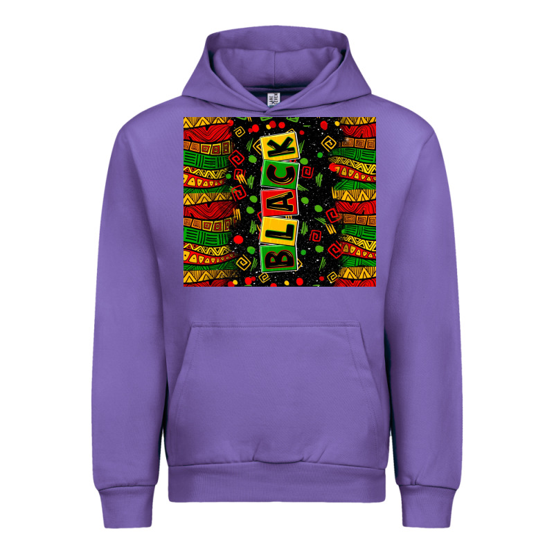 Black License Letters  Juneteenth Urban Hoodie by Zillion Design Studio | Teevron