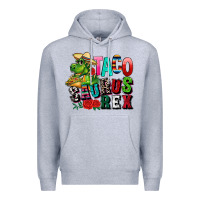 Heather Grey taco saurus rex Premium Hoodie - CTS Tumbler Store