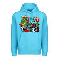 Ocean Blue taco saurus rex Premium Hoodie - CTS Tumbler Store