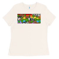 Bone Western St. Patrick's Day Shamrock Rainbow Ladies Tee - Artiststas