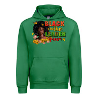 Emerald Black mother leader queen juneteenth Urban Hoodie - Zillion Design Studio