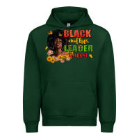 Forest Green Black mother leader queen juneteenth Urban Hoodie - Zillion Design Studio