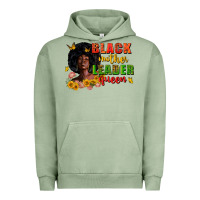 Pigment Oil Green Black mother leader queen juneteenth Urban Hoodie - Zillion Design Studio