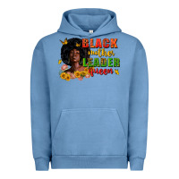 Pigment Pebble Blue Black mother leader queen juneteenth Urban Hoodie - Zillion Design Studio