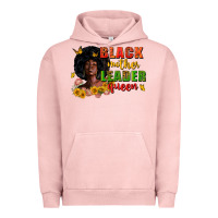Pigment Salmon Black mother leader queen juneteenth Urban Hoodie - Zillion Design Studio