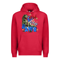 Cardinal red white rawr Premium Hoodie - Zillion Design Studio