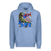 Colony Blue red white rawr Premium Hoodie - Zillion Design Studio