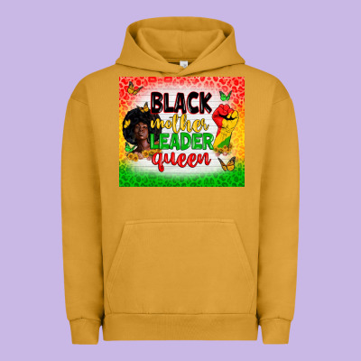 Black Mother Leader Urban Hoodie Designed By Zillion Design Studio