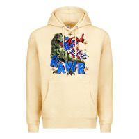 Pina Colada red white rawr Premium Hoodie - Zillion Design Studio
