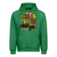 Emerald Black Nurse magic juneteenth Urban Hoodie - Zillion Design Studio
