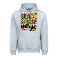 Heather Grey Black Nurse magic juneteenth Urban Hoodie - Zillion Design Studio
