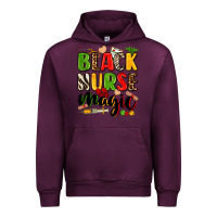 Mauve Wine Black Nurse magic juneteenth Urban Hoodie - Zillion Design Studio