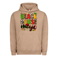Pigment Burro Black Nurse magic juneteenth Urban Hoodie - Zillion Design Studio