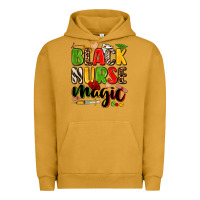 Pigment Peanut Butter Black Nurse magic juneteenth Urban Hoodie - Zillion Design Studio