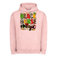 Pigment Salmon Black Nurse magic juneteenth Urban Hoodie - Zillion Design Studio