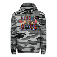 Slate Camo rescue all the dogs Premium Hoodie - Zillion Design Studio