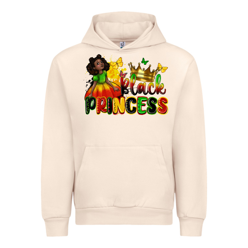 Black Princess Juneteenth Urban Hoodie by Zillion Design Studio | Teevron