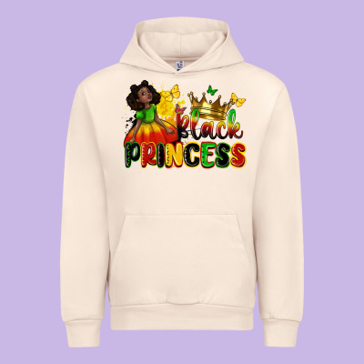 Black Princess Juneteenth Urban Hoodie Designed By Zillion Design Studio