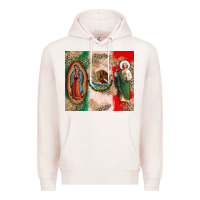 Pale Pink Virgin Mary and San Judas Premium Hoodie - CTS Tumbler Store