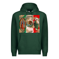 Sports Green Virgin Mary and San Judas Premium Hoodie - CTS Tumbler Store