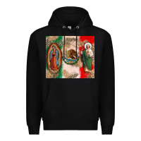 Black Virgin Mary and San Judas Premium Hoodie - CTS Tumbler Store