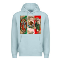 Blue Mist Virgin Mary and San Judas Premium Hoodie - CTS Tumbler Store