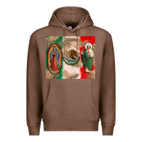 Chestnut Virgin Mary and San Judas Premium Hoodie - CTS Tumbler Store