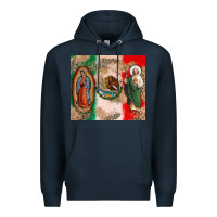 Navy Virgin Mary and San Judas Premium Hoodie - CTS Tumbler Store