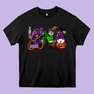 Western Halloween Cna Certified Nursing Assistant Heavy Core Tee Designed By Lillyallendesigns