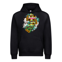 Black New jersey State Map Urban Hoodie - RanaPortraitStore