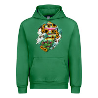 Emerald New jersey State Map Urban Hoodie - RanaPortraitStore
