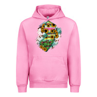 Fuchsia Pink New jersey State Map Urban Hoodie - RanaPortraitStore