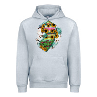 Heather Grey New jersey State Map Urban Hoodie - RanaPortraitStore