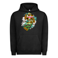 Pigment Black New jersey State Map Urban Hoodie - RanaPortraitStore