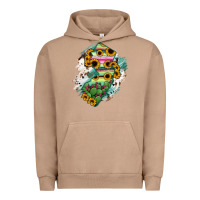 Pigment Burro New jersey State Map Urban Hoodie - RanaPortraitStore