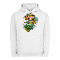 Pigment Lunar Rock New jersey State Map Urban Hoodie - RanaPortraitStore