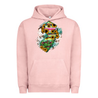 Pigment Salmon New jersey State Map Urban Hoodie - RanaPortraitStore