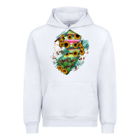 White New jersey State Map Urban Hoodie - RanaPortraitStore