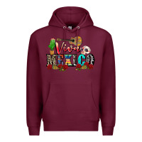 Burgundy viva mexico Premium Hoodie - CTS Tumbler Store