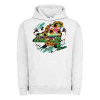 Pigment Lunar Rock New York State Map Urban Hoodie - RanaPortraitStore
