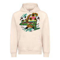 Sandshell New York State Map Urban Hoodie - RanaPortraitStore