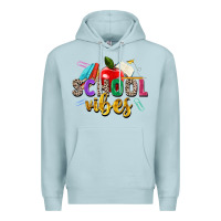 Blue Mist school vibes Premium Hoodie - Zillion Design Studio