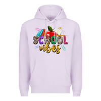 Lilac school vibes Premium Hoodie - Zillion Design Studio